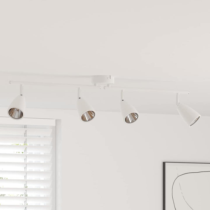 Loftsspot med spotlights Hvid 70 x 12,5 x 10,5 cm Metal