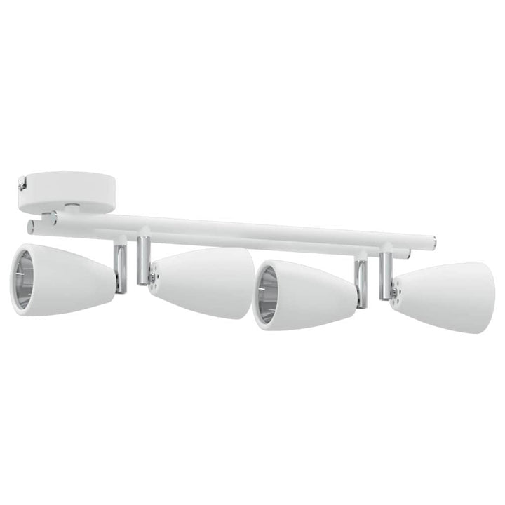 Loftsspot med spotlights Hvid 70 x 12,5 x 10,5 cm Metal