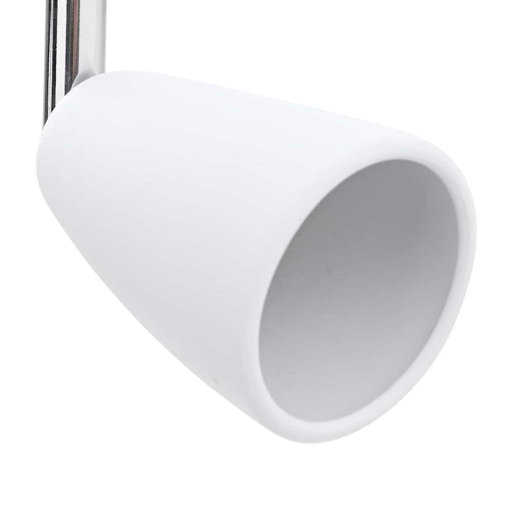 Loftsspot med spotlights Hvid 176,5 x 12,5 x 13,5 cm Metal