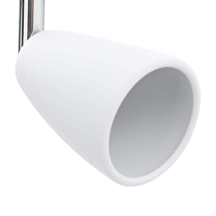Loftsspot med spotlights Hvid 176,5 x 12,5 x 13,5 cm Metal