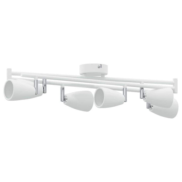 Loftsspot med spotlights Hvid 176,5 x 12,5 x 13,5 cm Metal
