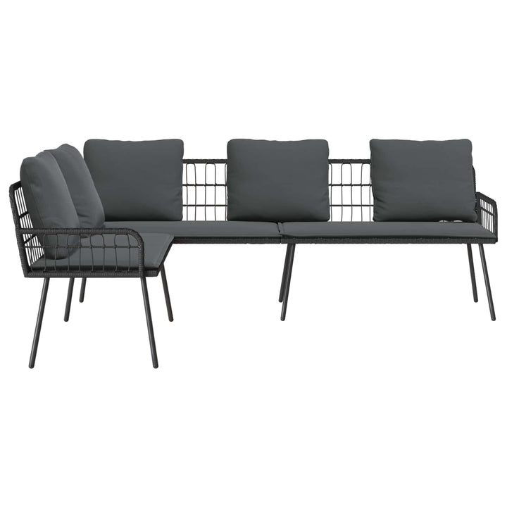 Sofa 5-Antal sæder Antracit Stål