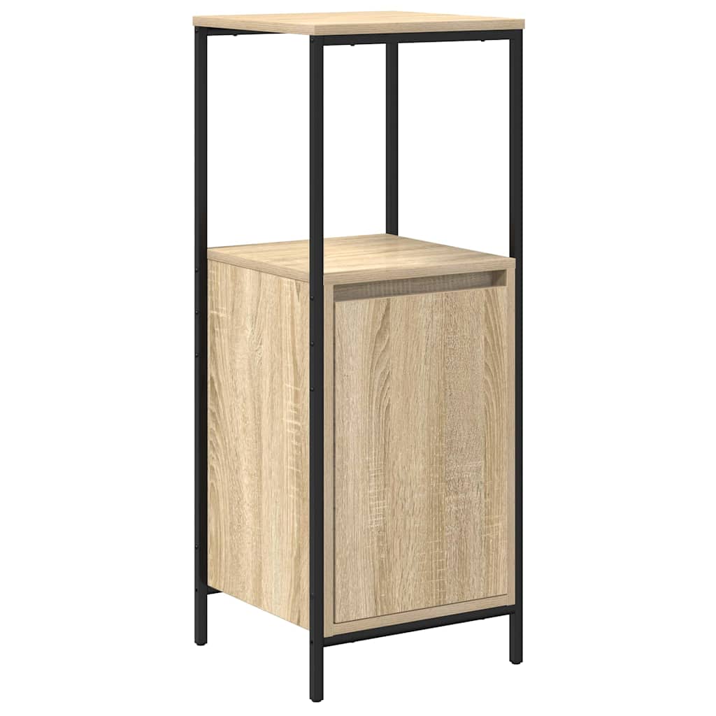 Badeværelsesmøbel sæt 3 stk. Sonoma eg 90 x 34,5 x 60 cm