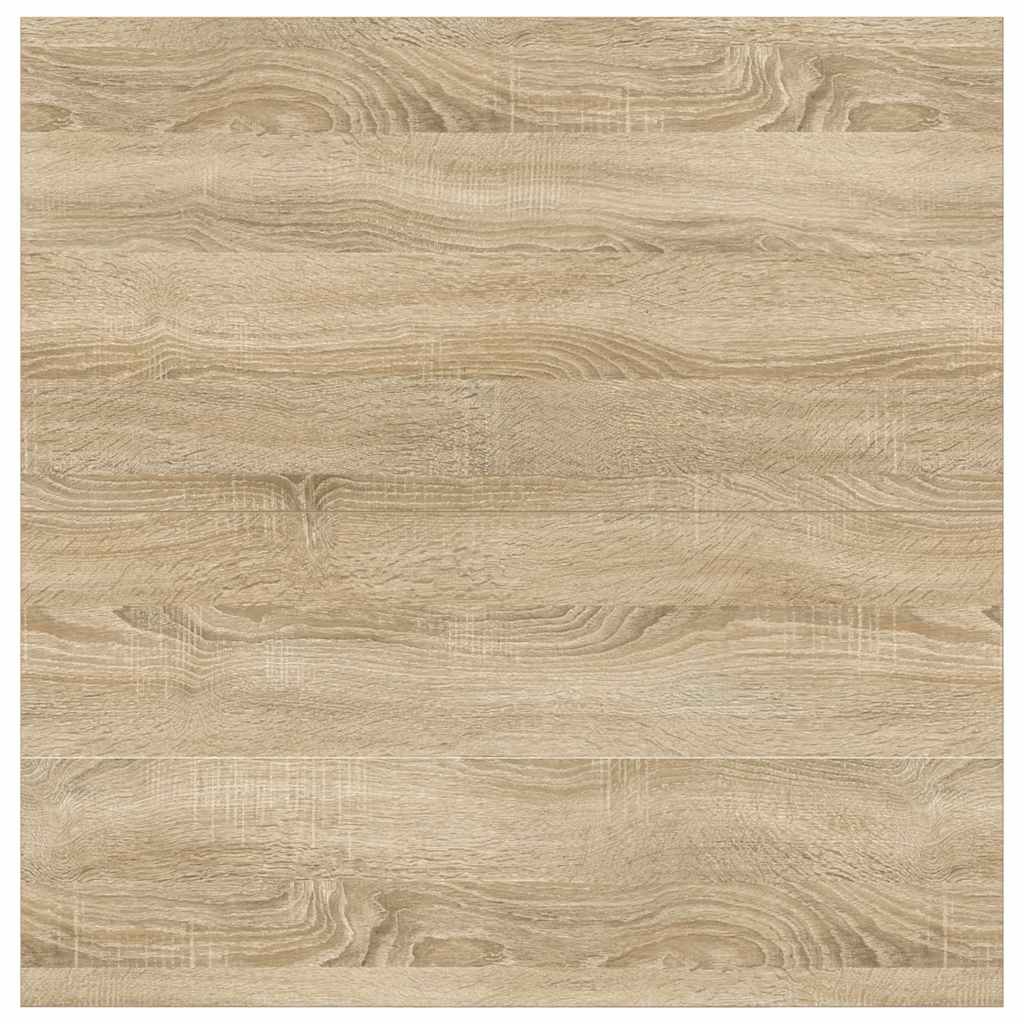 sofabord med skuffer 100x100x40 cm sonoma-eg