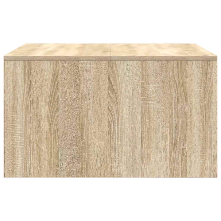 sofabord med skuffer 70,5x70x40 cm sonoma-eg