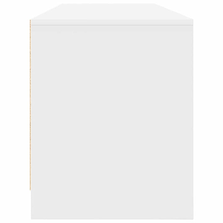 tv-bord 188,5x41x50 cm konstrueret træ hvid