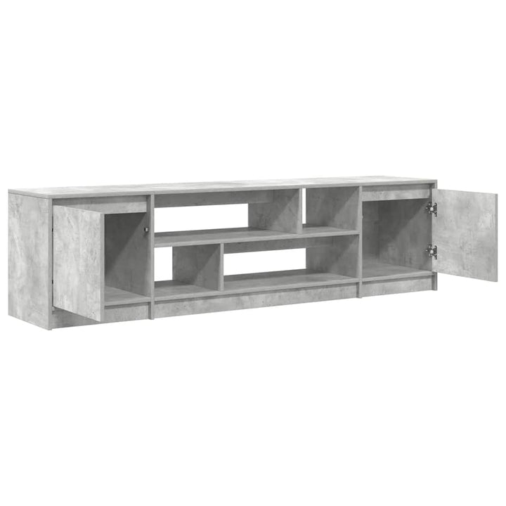tv-bord 188,5x41x50 cm konstrueret træ betongrå