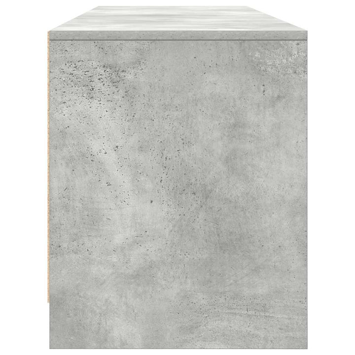 tv-bord 188,5x41x50 cm konstrueret træ betongrå
