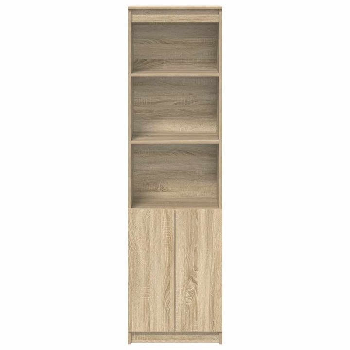 højskab 50x35x180 cm konstrueret træ sonoma-eg