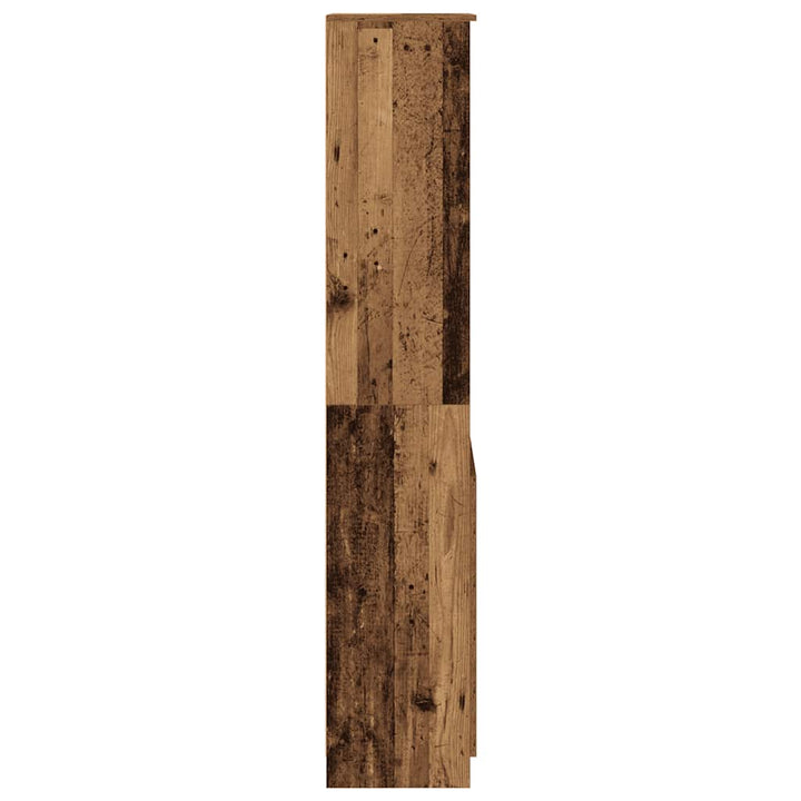 højskab 50x35x180 cm konstrueret træ gammelt træ-look