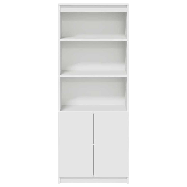 højskab 70x35x180 cm konstrueret træ hvid