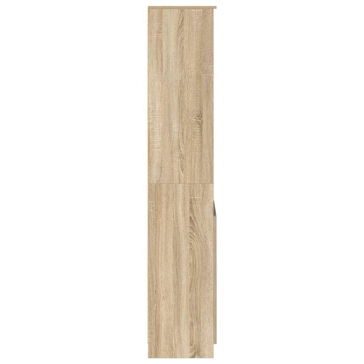 højskab 70x35x180 cm konstrueret træ sonoma-eg