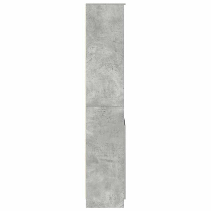 højskab 70x35x180 cm konstrueret træ betongrå