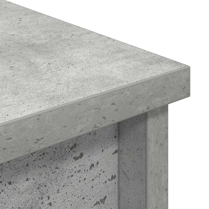 højskab 70x35x180 cm konstrueret træ betongrå