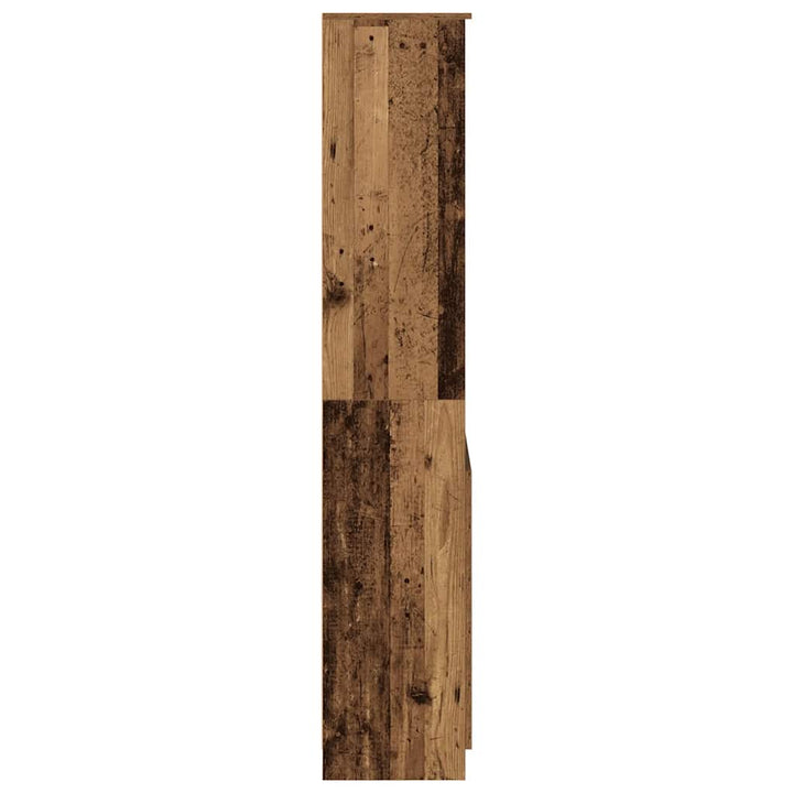 højskab 70x35x180 cm konstrueret træ gammelt træ-look