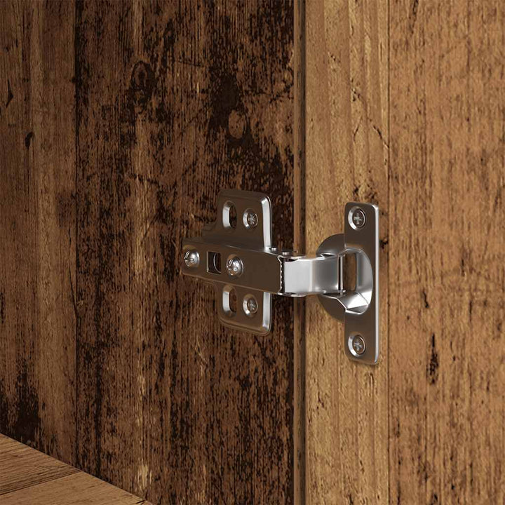 højskab 70x35x180 cm konstrueret træ gammelt træ-look