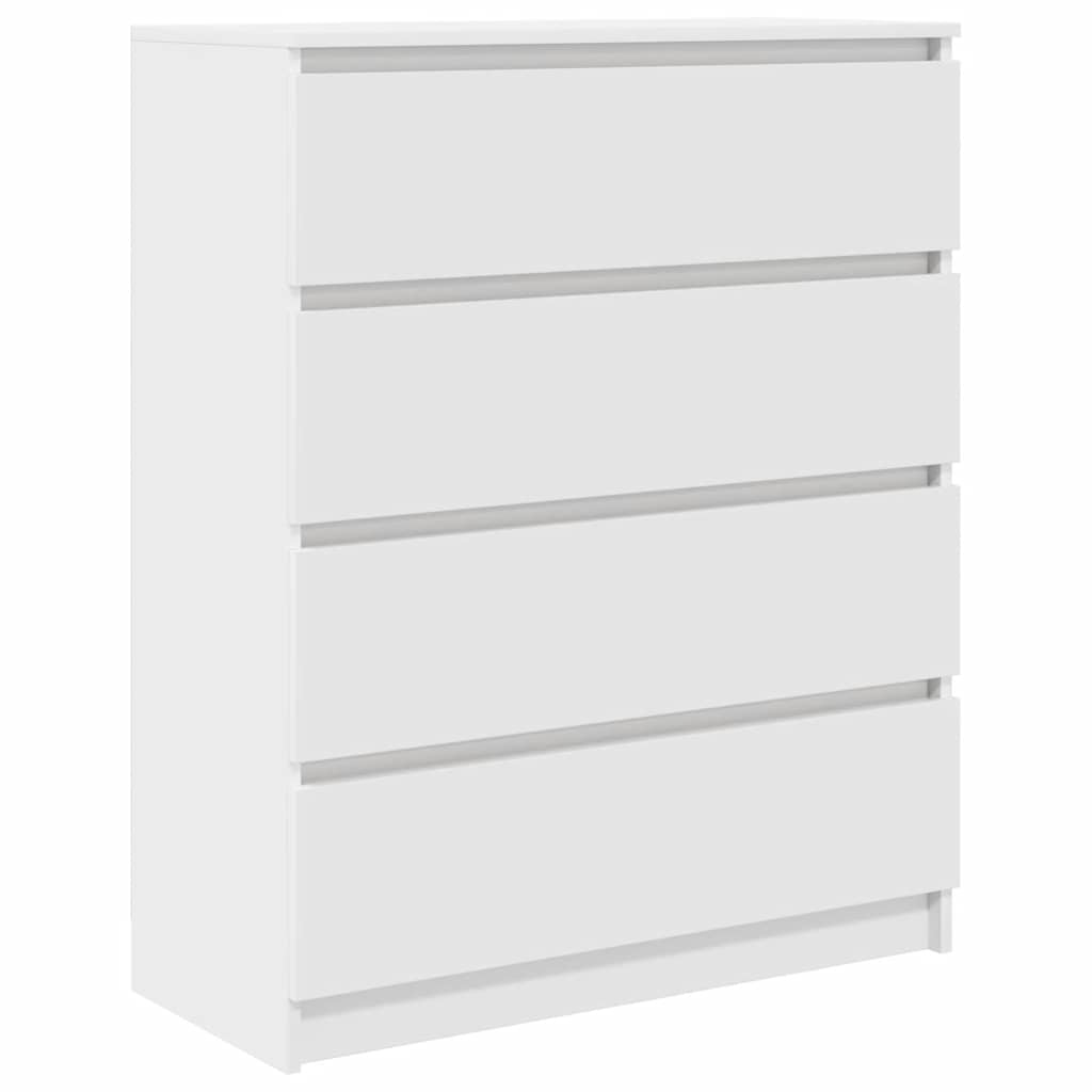 skab 80x35x99 cm konstrueret træ hvid