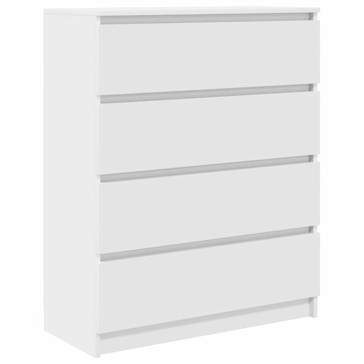 skab 80x35x99 cm konstrueret træ hvid