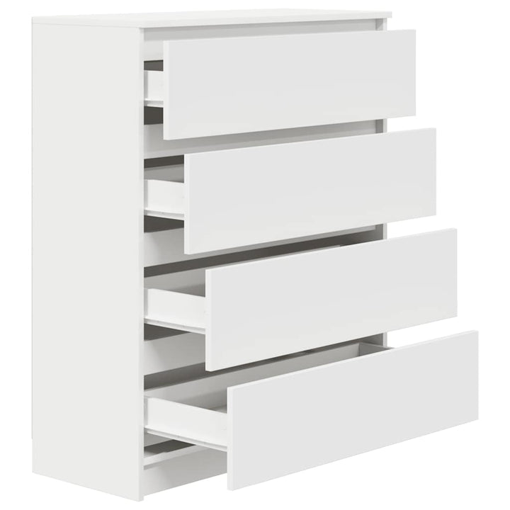 skab 80x35x99 cm konstrueret træ hvid