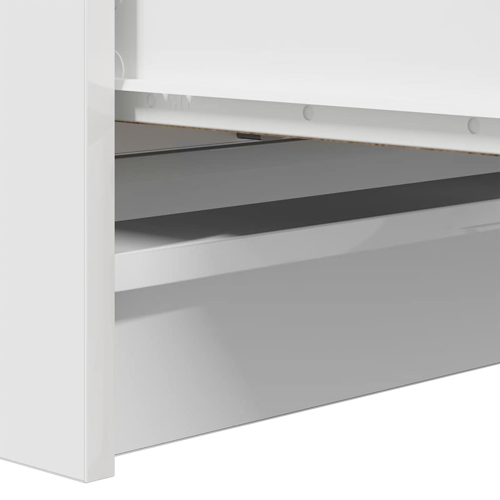 skab 80x35x99 cm konstrueret træ hvid