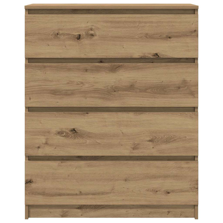 skænk 80x35x99 cm konstrueret træ kunsteg