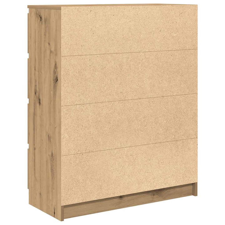 skænk 80x35x99 cm konstrueret træ kunsteg