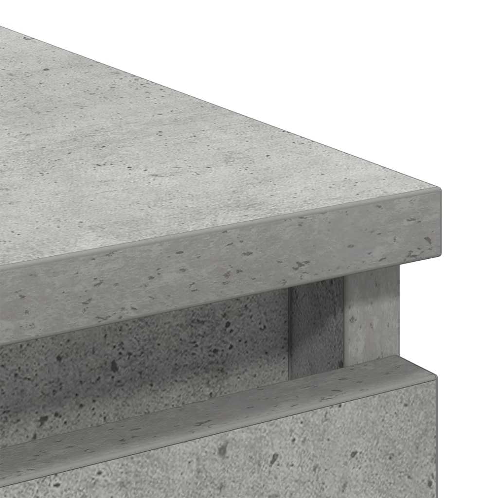 skænk 100x35x99 cm konstrueret træ betongrå