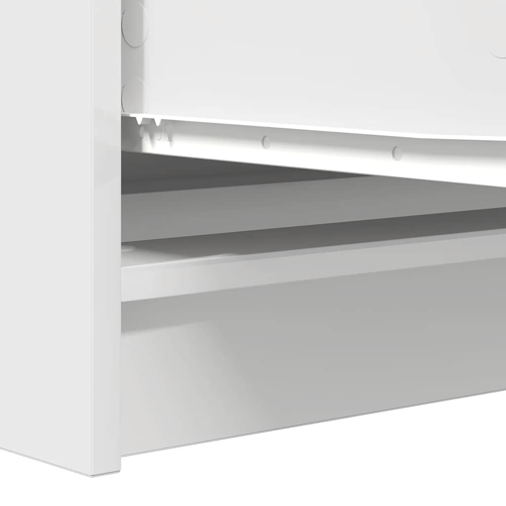 skænk 100x35x76 cm konstrueret træ hvid