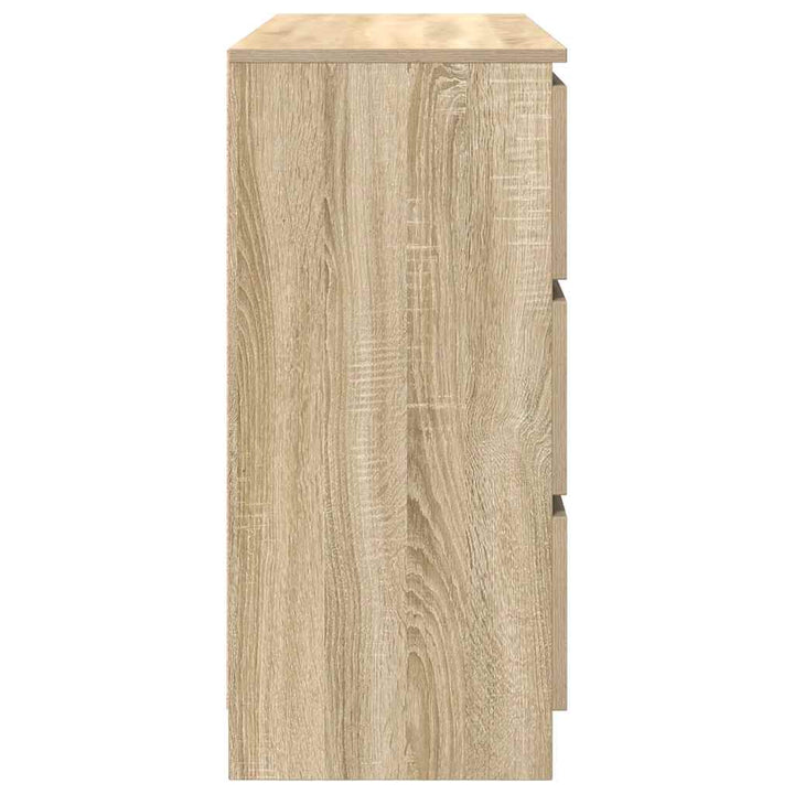 skænk 100x35x76 cm konstrueret træ sonoma-eg