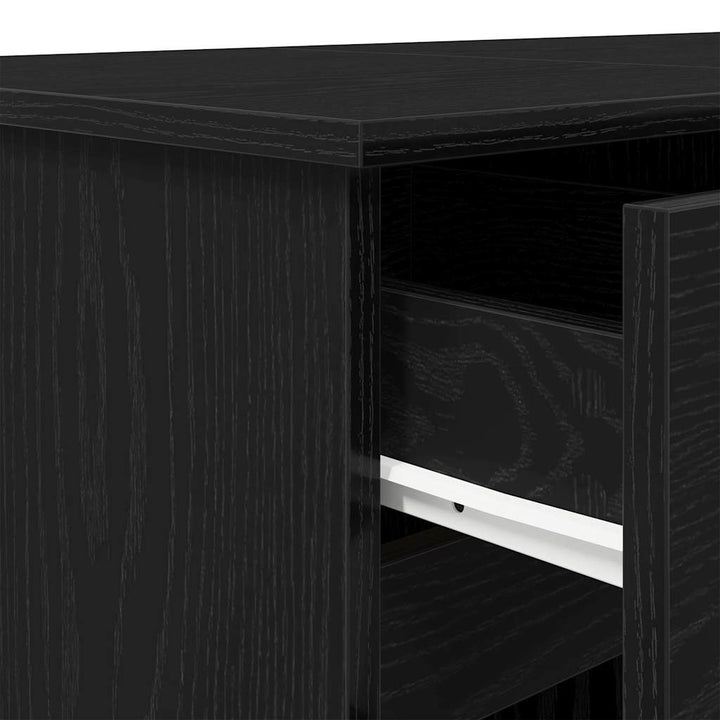 Bord Sort eg Konstrueret træ 140 x 49 x 76 cm