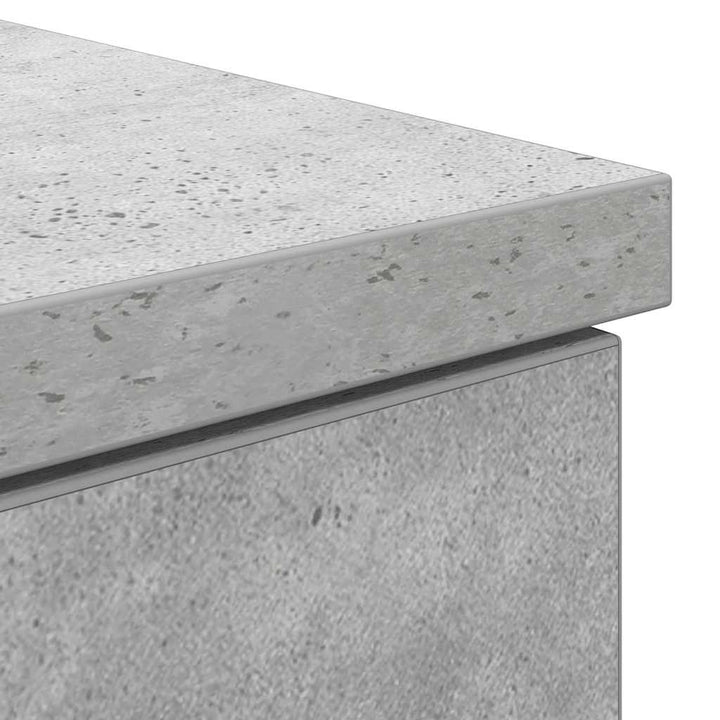 Bord Betongrå Konstrueret træ 140 x 49 x 76 cm