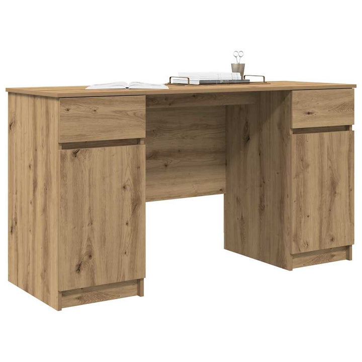 Bord med skuffe artisan eg 140 x 49 x 76 cm Konstrueret træ