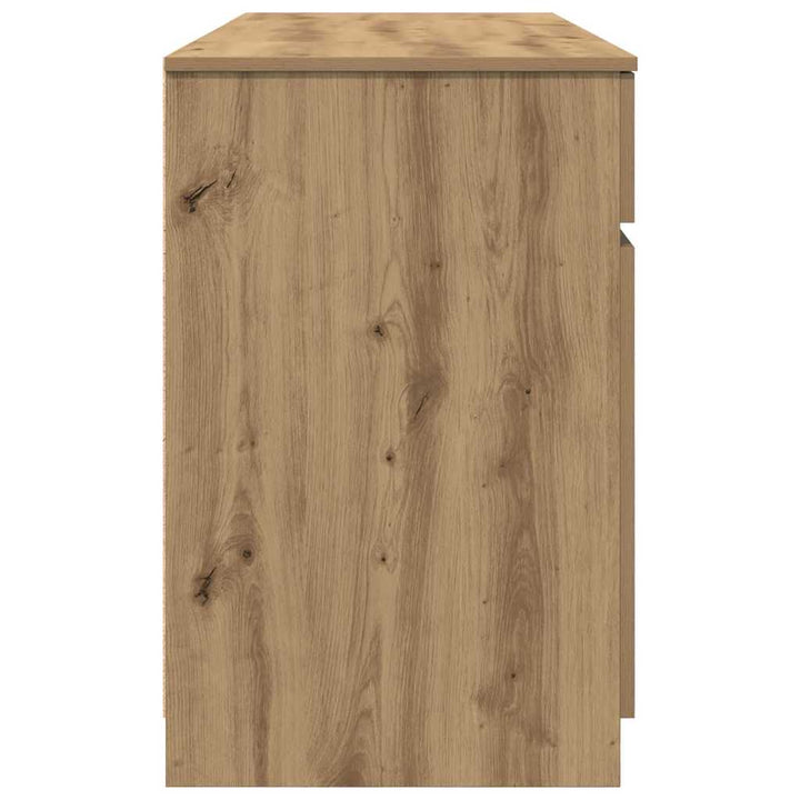 Bord med skuffe artisan eg 140 x 49 x 76 cm Konstrueret træ