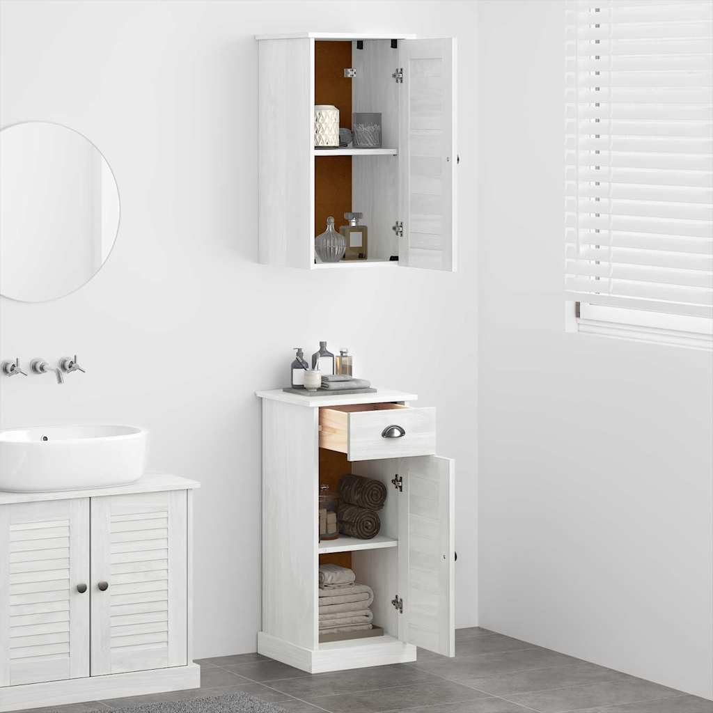Badeværelsesskab VIGO 2 pcs Hvid og antik hvid 37 x 34 x 80 cm
