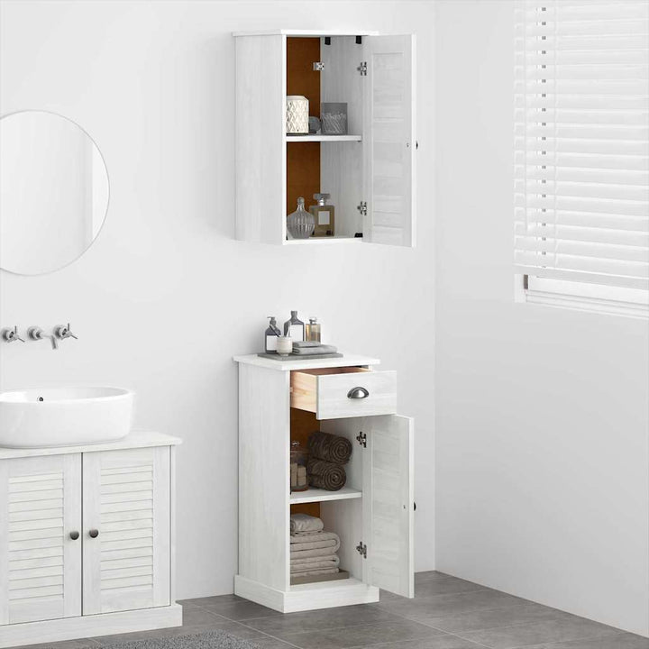 Badeværelsesskab VIGO 2 pcs Hvid og antik hvid 37 x 34 x 80 cm