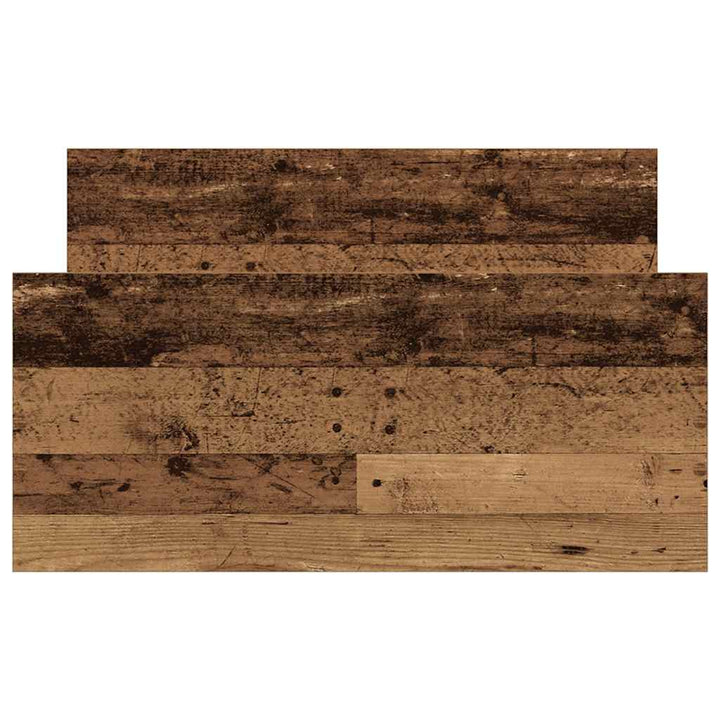 Sengeramme uden madras 90x190cm konstrueret træ antikt træ