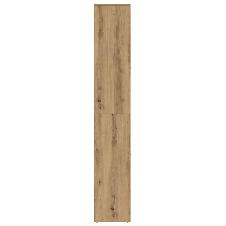 badeværelsesskab 30x30x183,5 cm konstrueret træ kunsteg