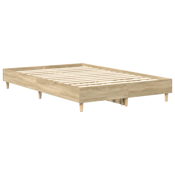 sengestel uden madras 120x200 cm konstrueret træ sonoma-eg