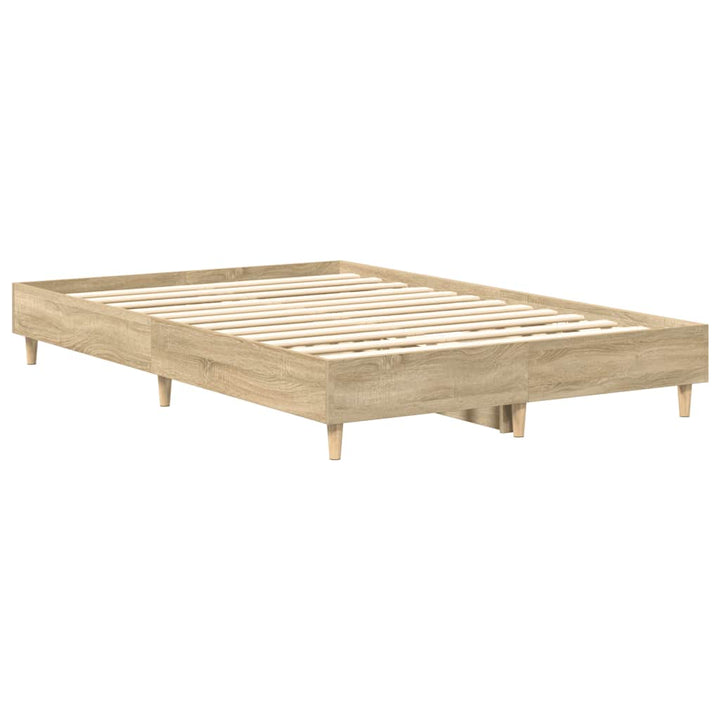 sengestel uden madras 120x200 cm konstrueret træ sonoma-eg