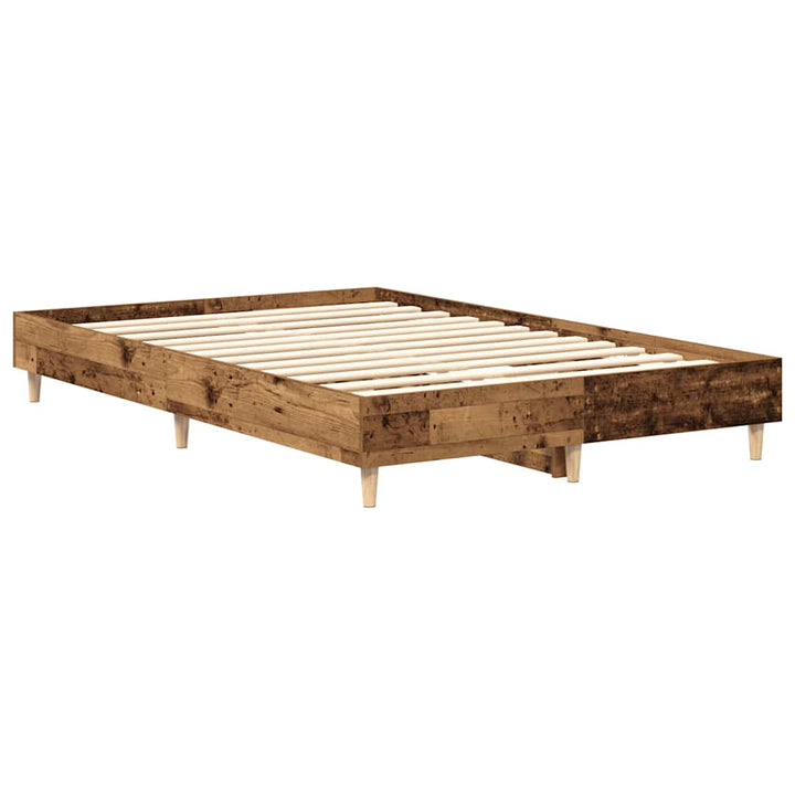 sengestel uden madras 120x200 cm konstrueret træ antikt træ