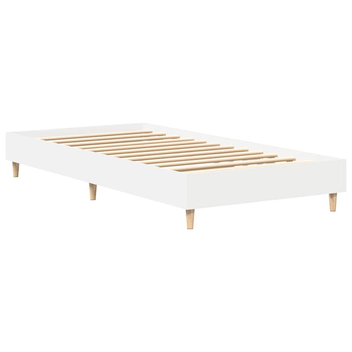 sengeramme uden madras 100x200 cm konstrueret træ hvid