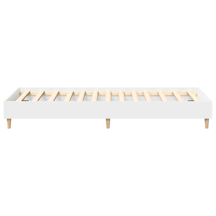 sengeramme uden madras 100x200 cm konstrueret træ hvid