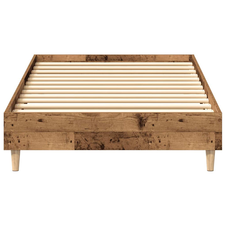 sengestel uden madras 100x200 cm konstrueret træ antikt træ