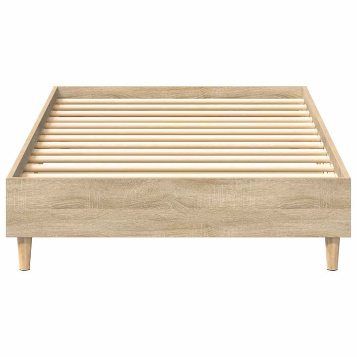 sengestel uden madras 90x200 cm konstrueret træ sonoma-eg