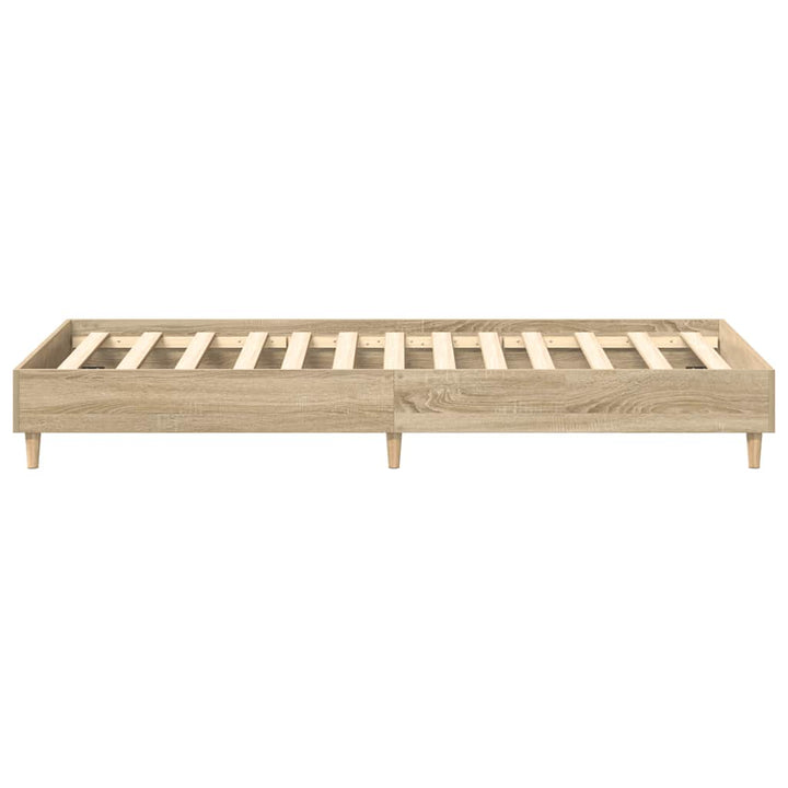 sengestel uden madras 90x200 cm konstrueret træ sonoma-eg