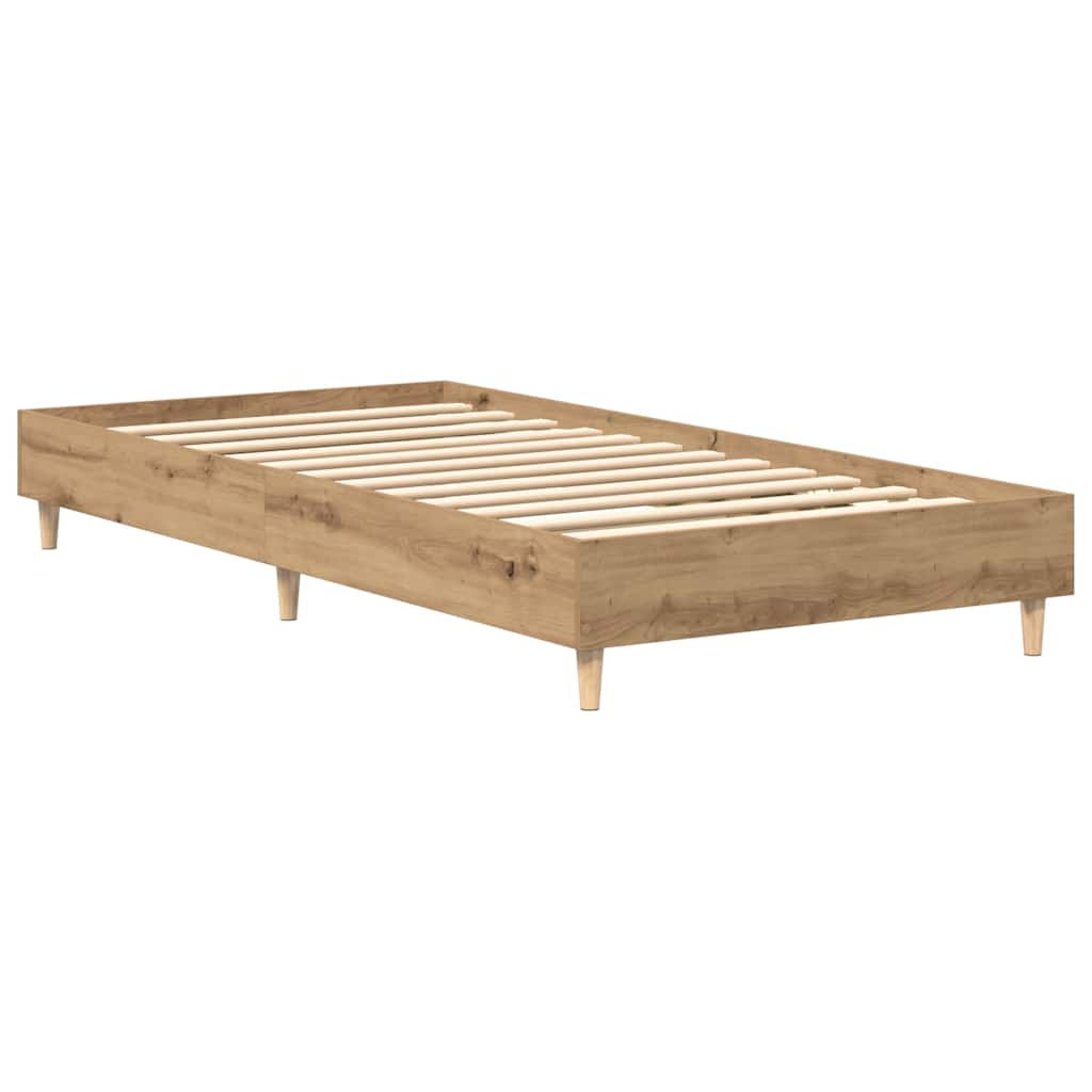 sengestel uden madras 90x200 cm konstrueret træ kunsteg