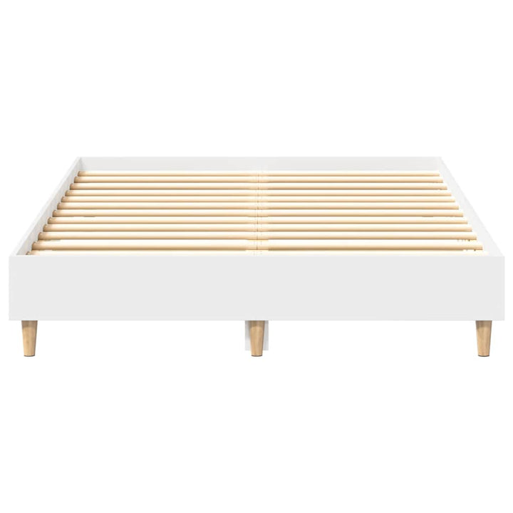 sengestel uden madras 140x190 cm konstrueret træ hvid