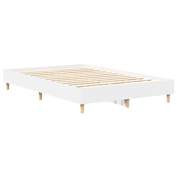 sengestel uden madras 140x190 cm konstrueret træ hvid