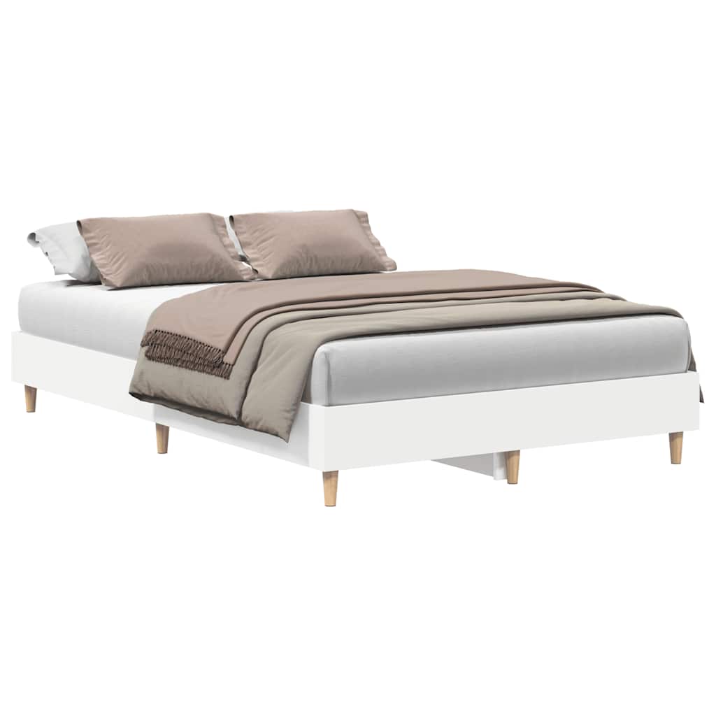 sengestel uden madras 135x190 cm konstrueret træ hvid