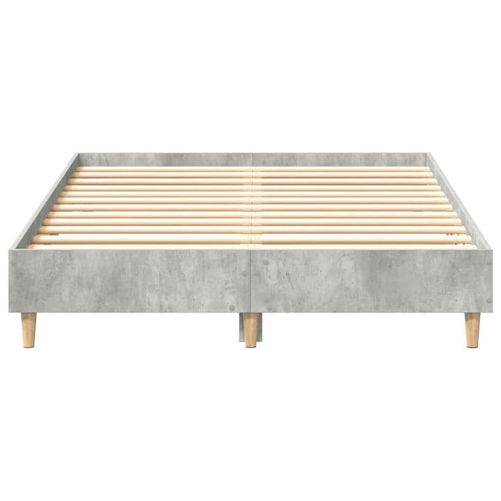 sengestel uden madras 135x190 cm konstrueret træ betongrå